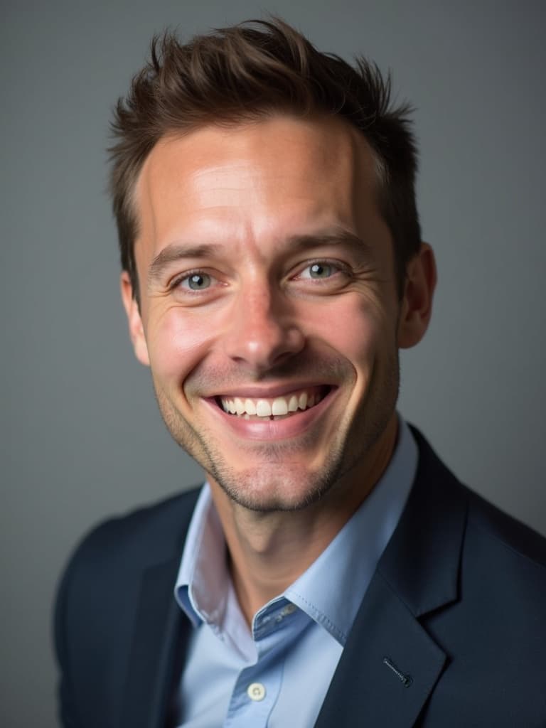 Professional AI headshot — studio quality